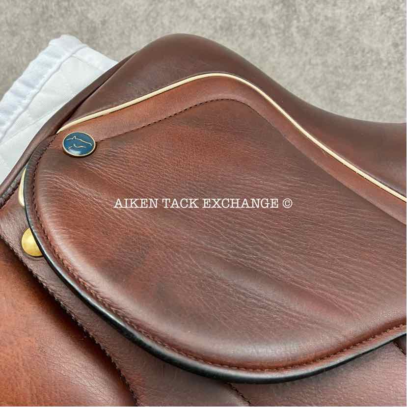 2021 MaxFlex Healthy Horse All Purpose Jump Saddle, 17.5" Seat, Wide Tree, Wool Flocked Panels