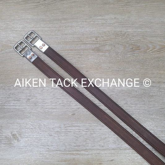 M. Toulouse Stirrup Leathers, Brown, 54"