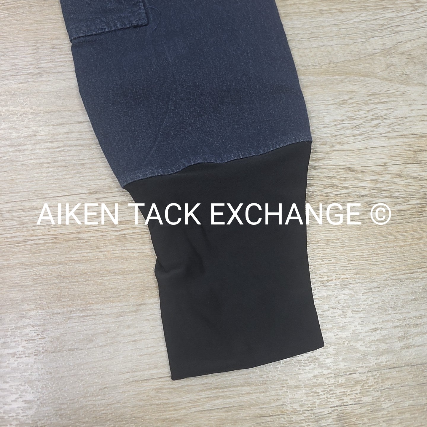 Equine Couture Jessie Denim Knee Patch Breeches, Women's 28