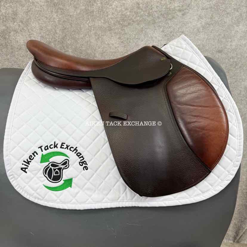 **SOLD** Beval The Natural Close Contact Jump Saddle, 17" Seat, Medium Tree, Foam Panels