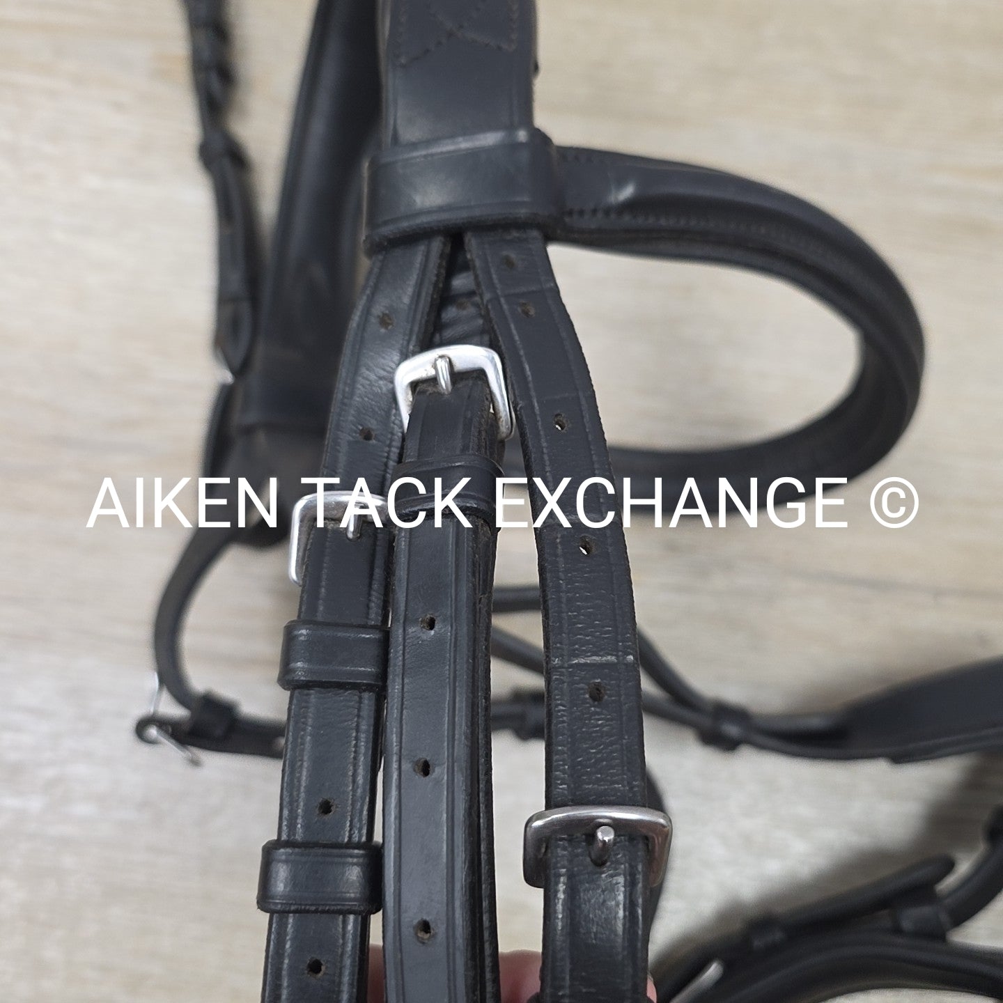 SmartPak Wellfleet Anatomic Bridle with Reins, Black, Size Full
