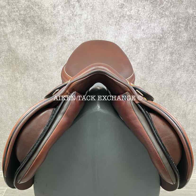 2021 MaxFlex Healthy Horse All Purpose Jump Saddle, 17.5" Seat, Wide Tree, Wool Flocked Panels