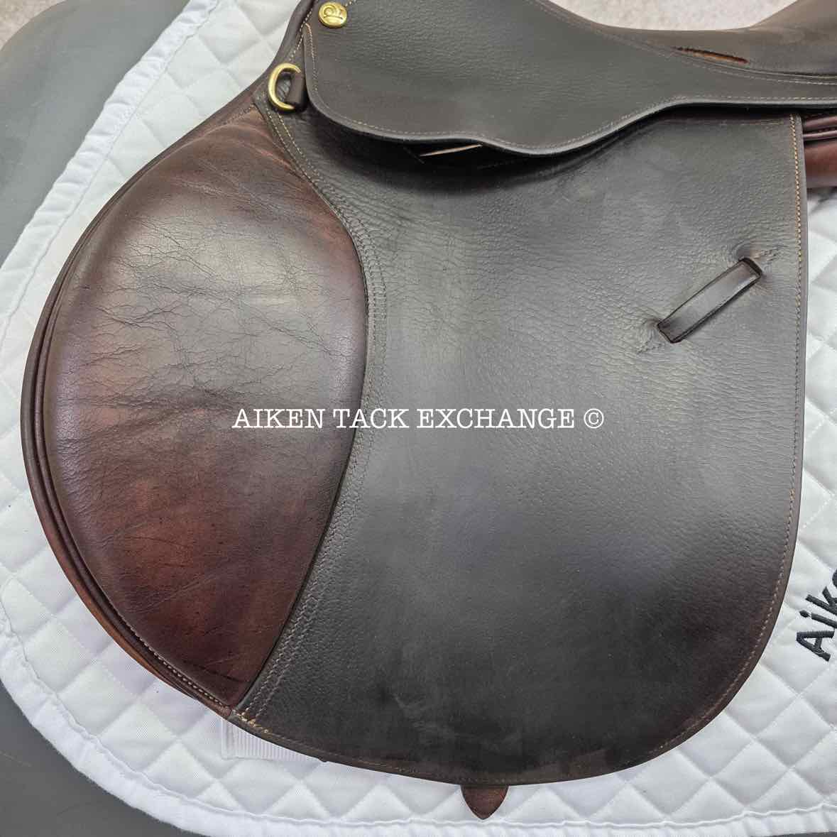 Ovation Ruiz Diaz Close Contact Jump Saddle, 17.5" Seat, Medium Tree, Foam Panels