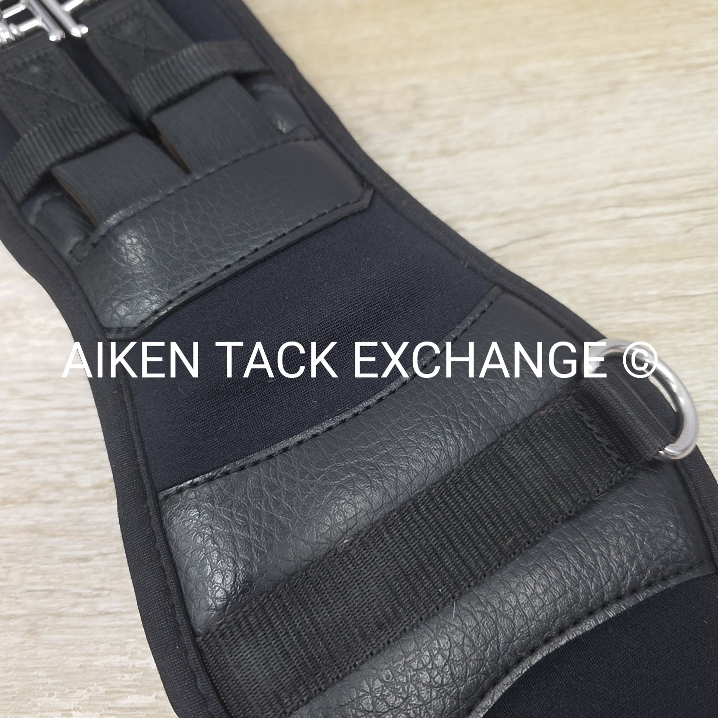 Collegiate Memory Foam Dressage Girth, Black, 22"