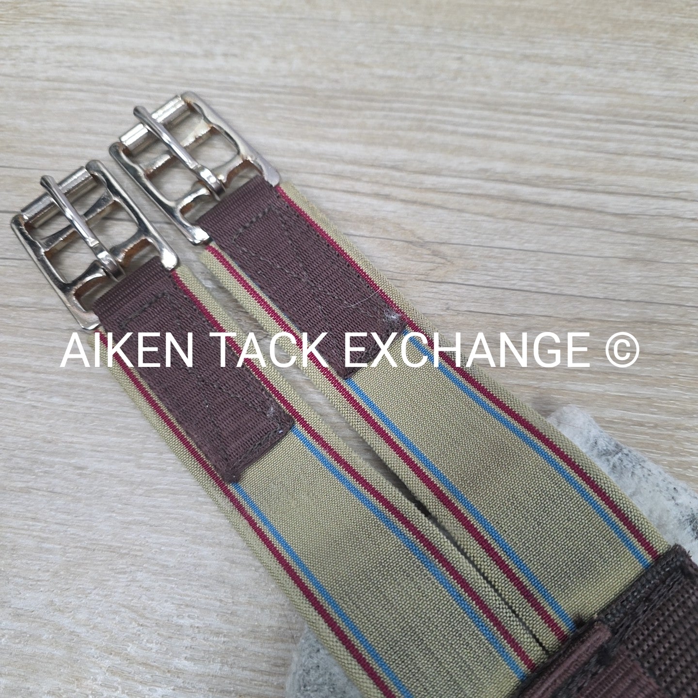 HFP Fleece Girth with Double End Elastic, Brown, 58"