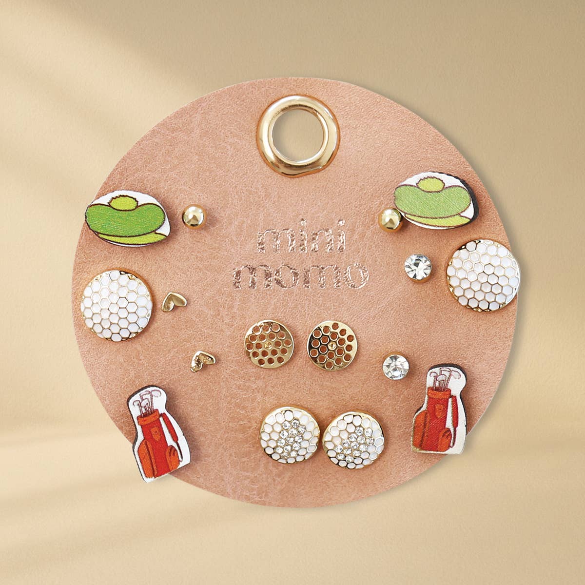Golf Earrings Multipack Assorted Set - 8 Pairs
