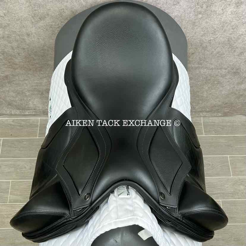 2020 MaxFlex Melina Pro Monoflap Dressage Saddle, 18" Seat, Flex Tree - MW/W, Wool Flocked Panels