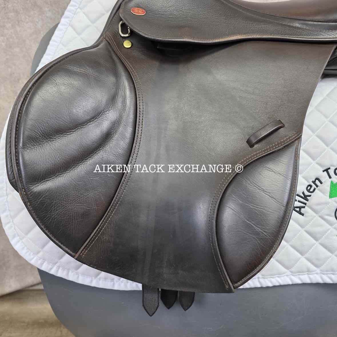Kent & Masters Original Jump Saddle, 17.5" Seat, Adjustable Tree - Changeable Gullet, Wool Flocked Panels
