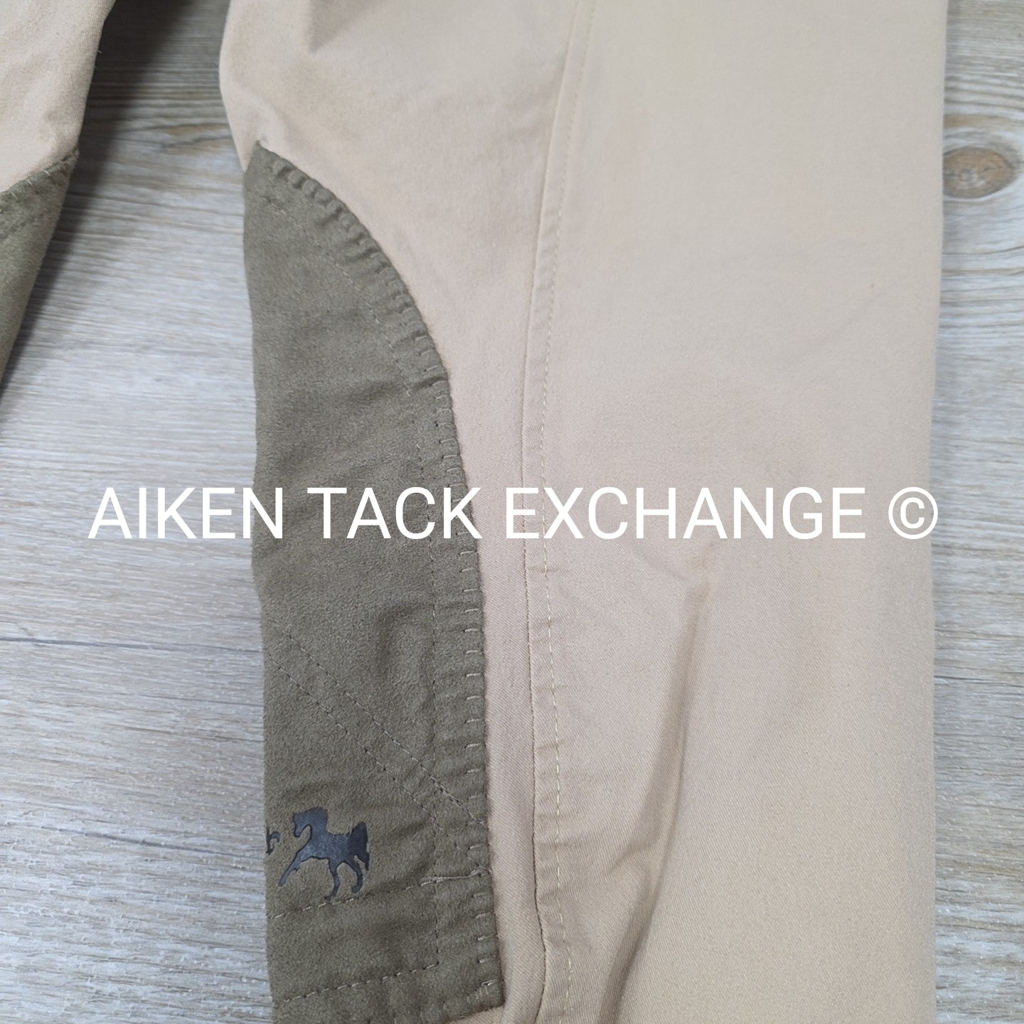 Equine Couture CoolMax Champion Front Zip Knee Patch Breeches, Women's 32