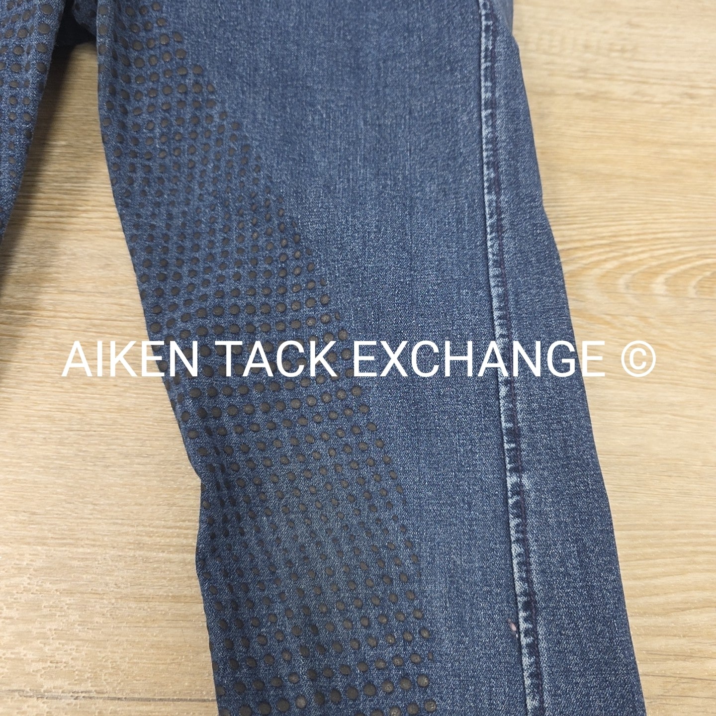 Horze Silicone Grip Full Seat Denim Breeches, Women's 24