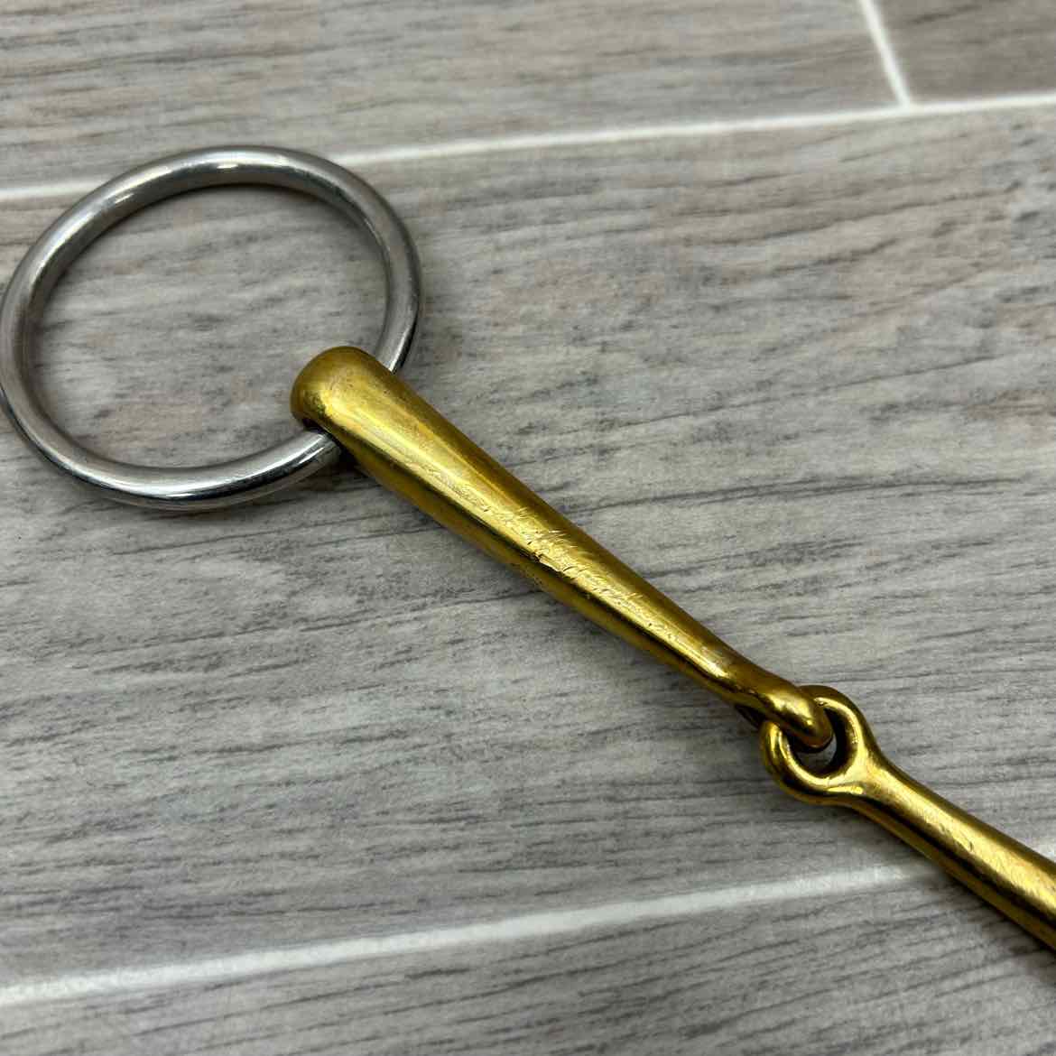Stubben Sweet Copper Single Joint Loose Ring Bradoon Bit 5.25"