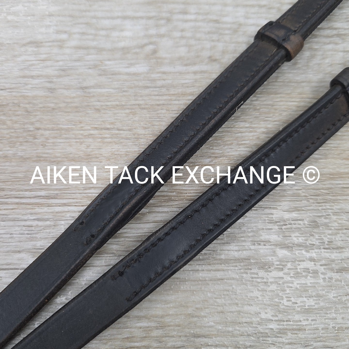 BARGAIN BUNDLE: Halter Ego & Unknown Brand Rubber Grip Lined Leather Reins, Blac