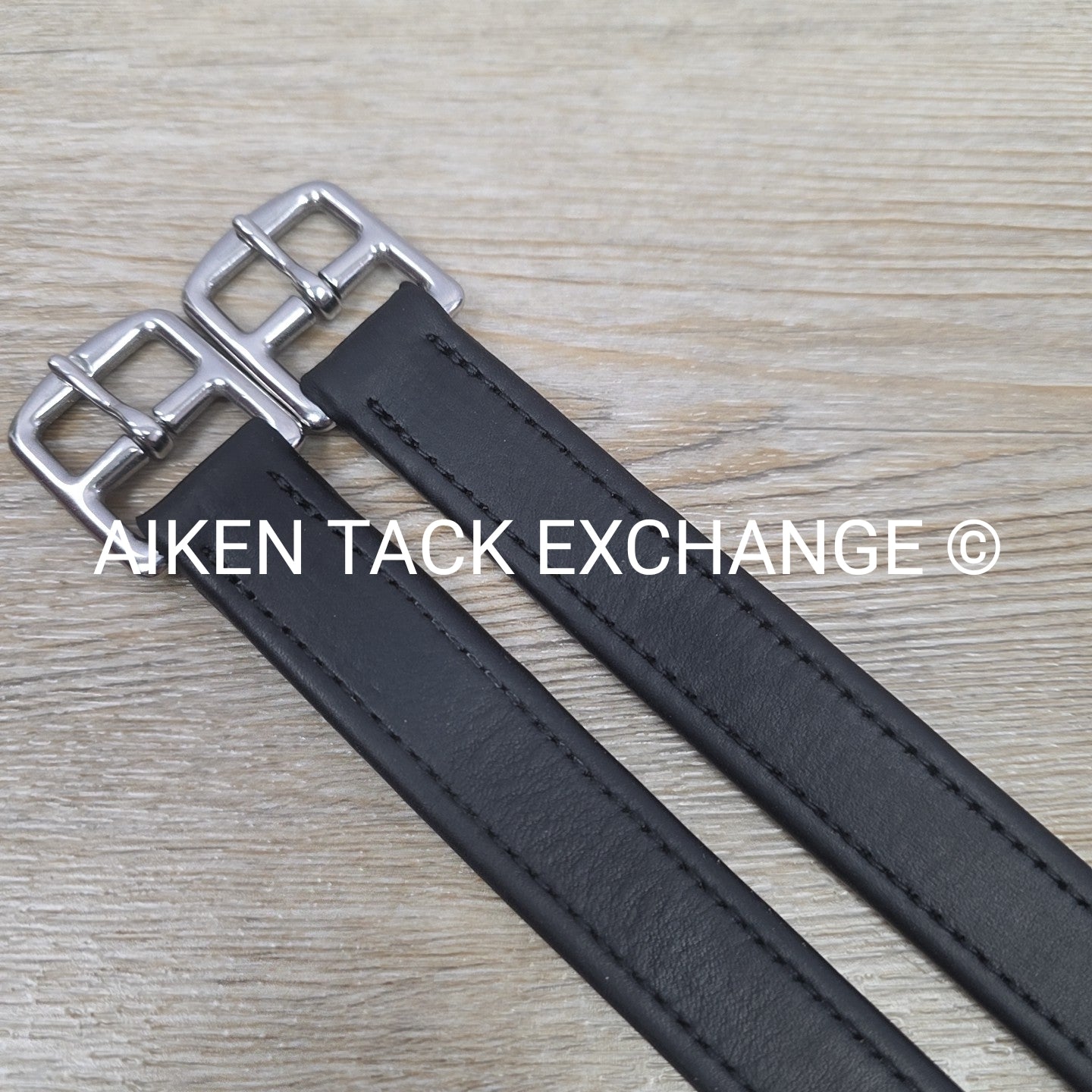 Amerigo Stirrup Leathers, Black, 60"