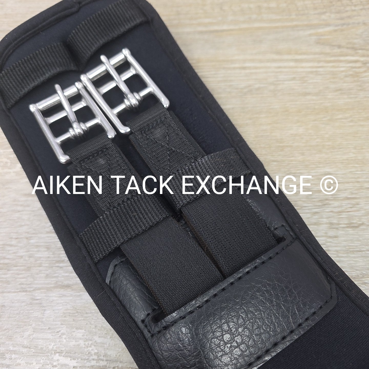 Collegiate Memory Foam Dressage Girth, Black, 22"