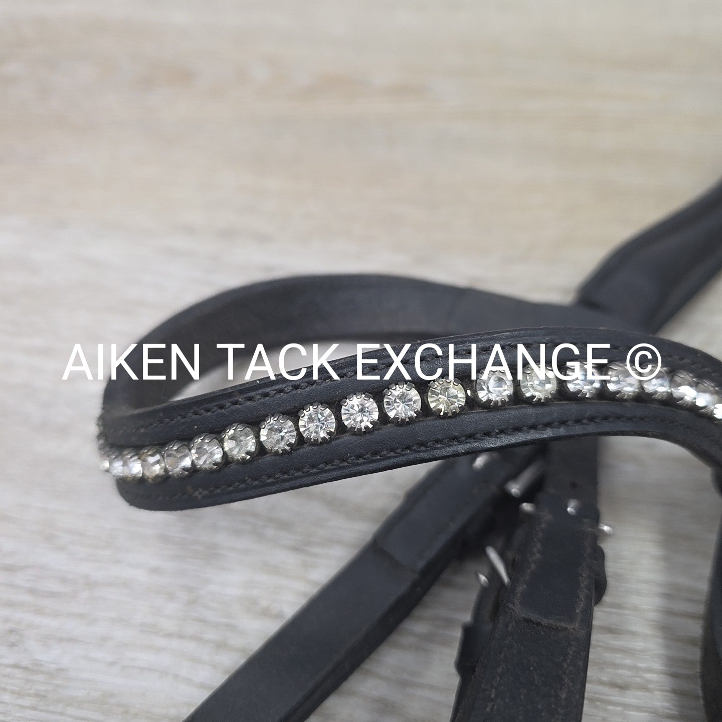 SmartPak Harwich Ergonomic Crystal Dressage Bridle, No Reins, Size Cob