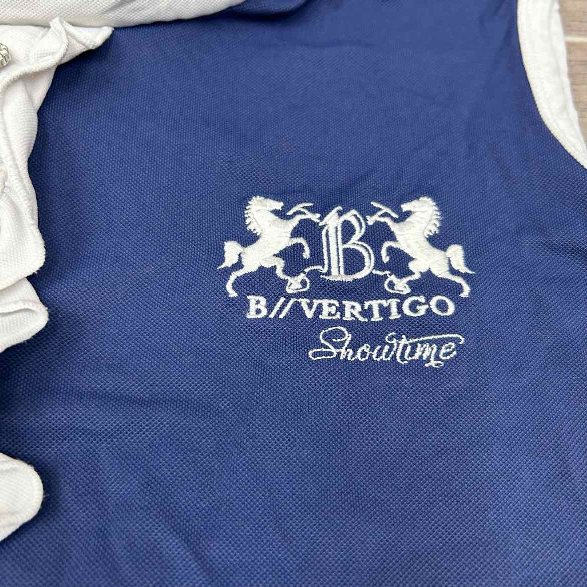 B Vertigo Show Time Sleeveless Show Shirt, Size Medium