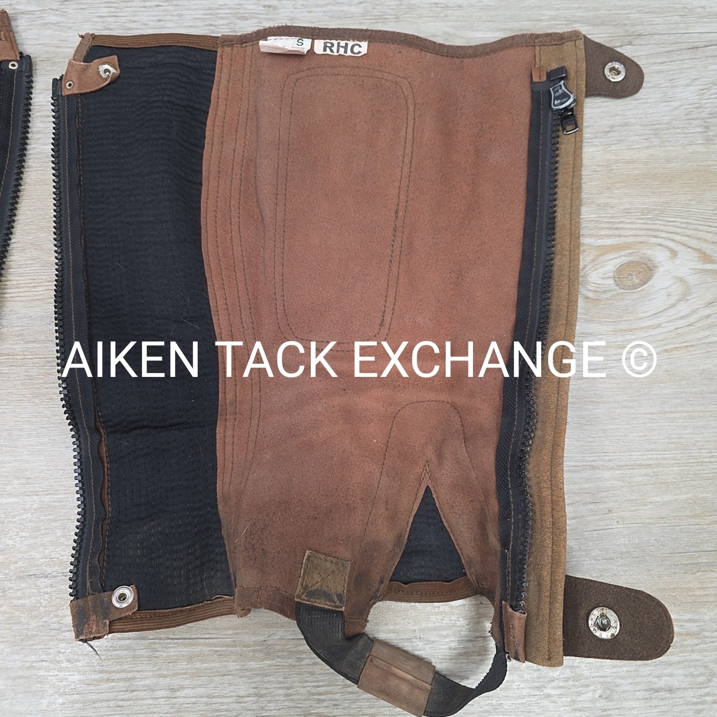 RHC Suede Half Chaps, Size Small