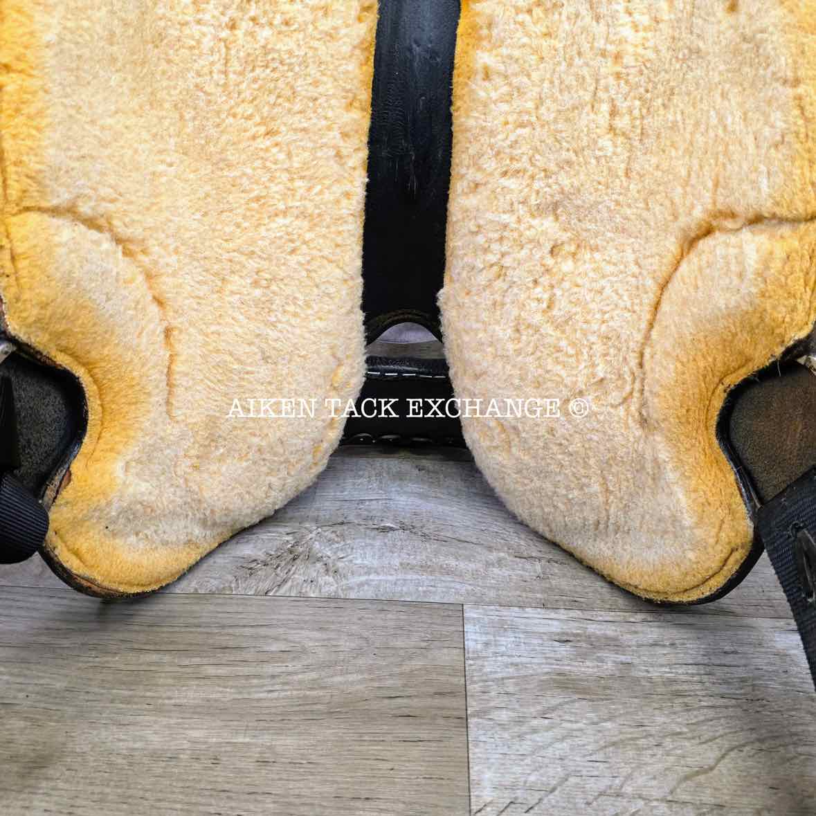 **SOLD** Big Horn 908 Extra Wide Trail Western Saddle, 16" Seat, Steele Equi-Fit Haflinger Tree