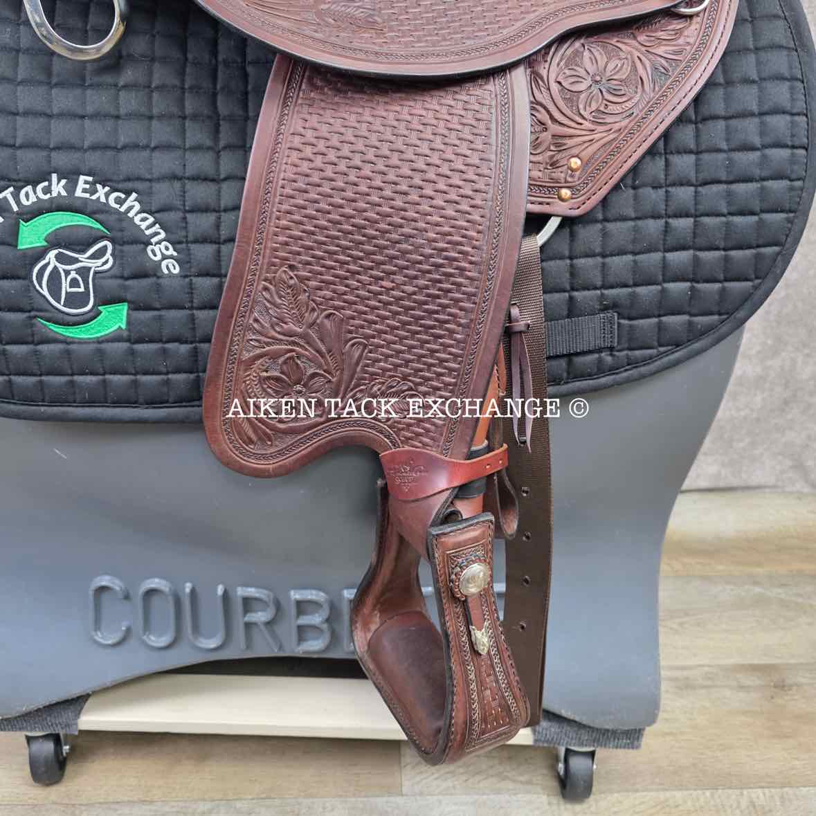 2017 Foxtrot USA Harmony Western Dressage Saddle, 16" Seat, Semi-Wide Tree
