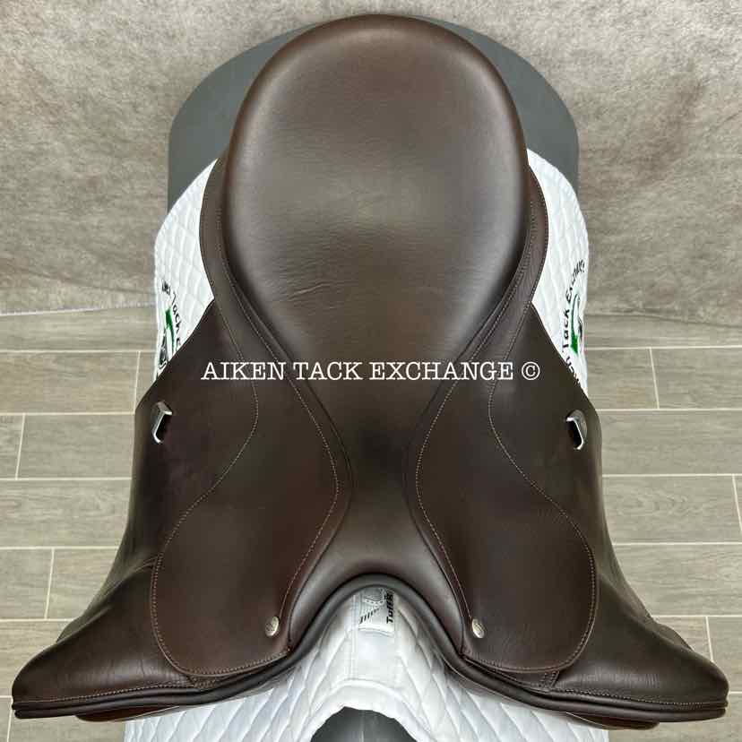 **SOLD** 2020 Bates VSD All Purpose Saddle with HART, 17.5" Seat, Adjustable Tree - Changeable Gullet, CAIR Panels