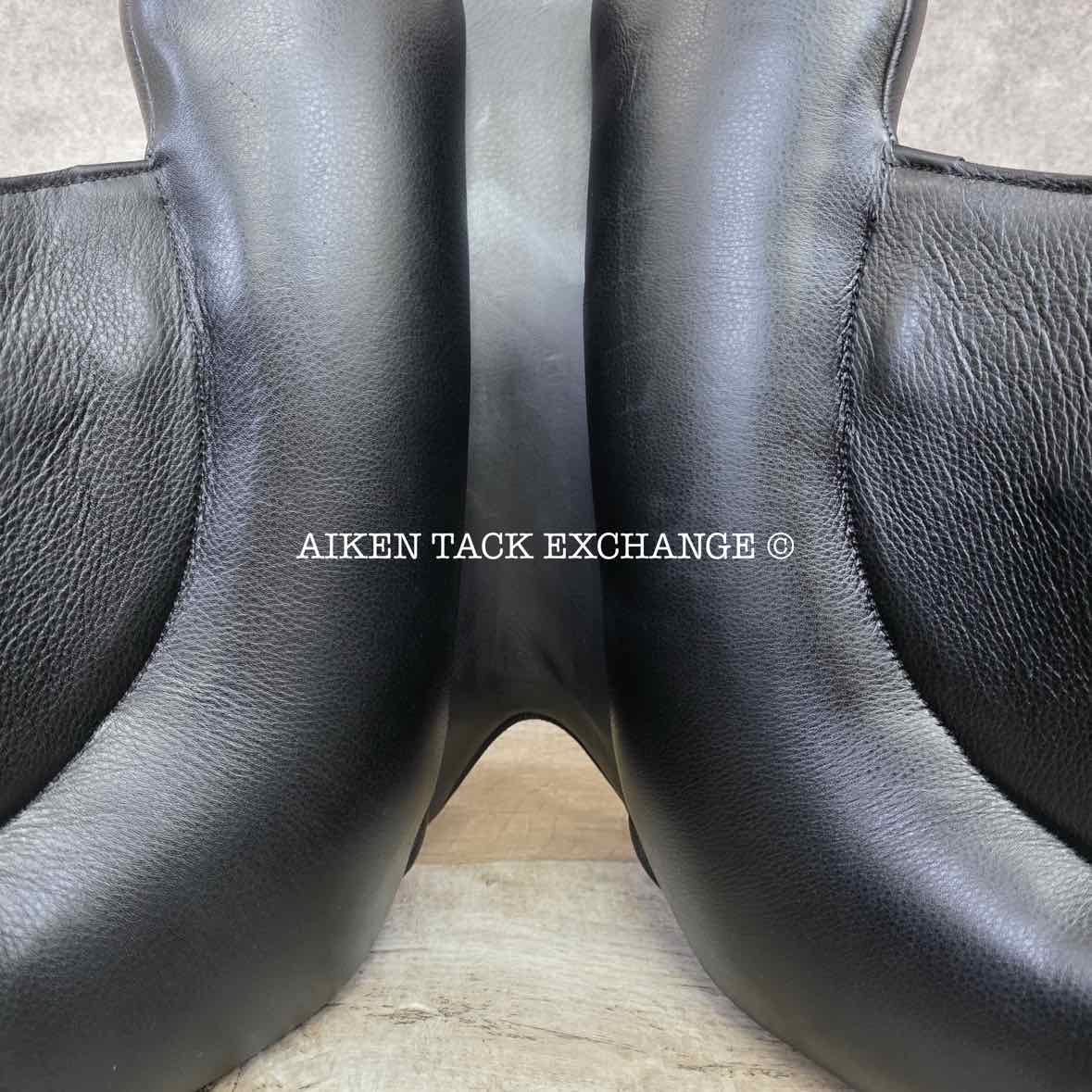 2023 Envy by Custom Saddlery Aurora Monoflap Dressage Saddle, 17" Seat, Adjustable Tree, Wool Flocked Panels