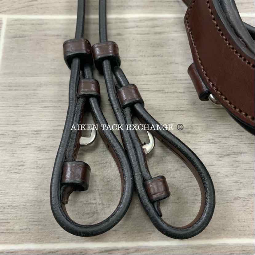 KL Select Red Barn Arena Ergonomic Weymouth Dressage Bridle, Brown, Size Full