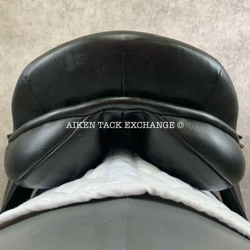 Mystic by Smith-Worthington Dressage Saddle, 17.5" Seat, Medium Tree, Wool Flocked Panels