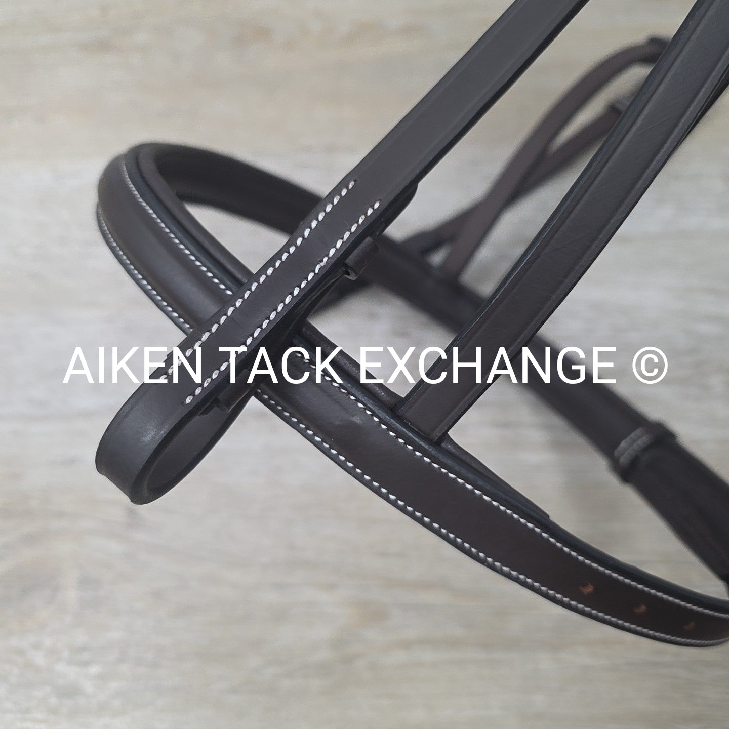 HDR Advantage Mono Crown Padded Bridle with Reins, Havana, Oversize