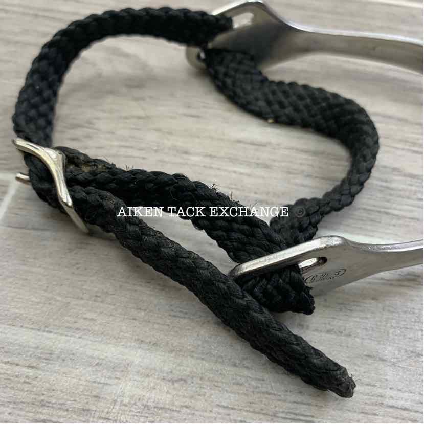Herm Sprenger Rowel Spurs with Nylon Spur Straps
