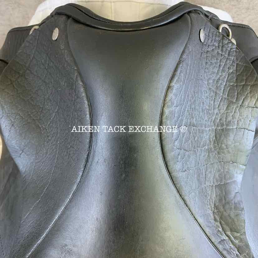 2008 Custom Saddlery Wolfgang Solo Dressage Saddle, 17.5" Seat, Adjustable Tree, Wool Flocked Panels, Buffalo Leather
