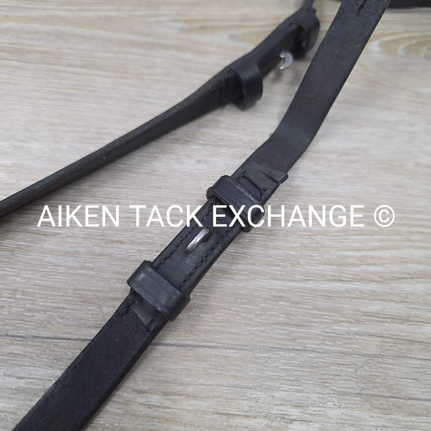 BARGAIN BUNDLE: Halter Ego & Unknown Brand Rubber Grip Lined Leather Reins, Blac