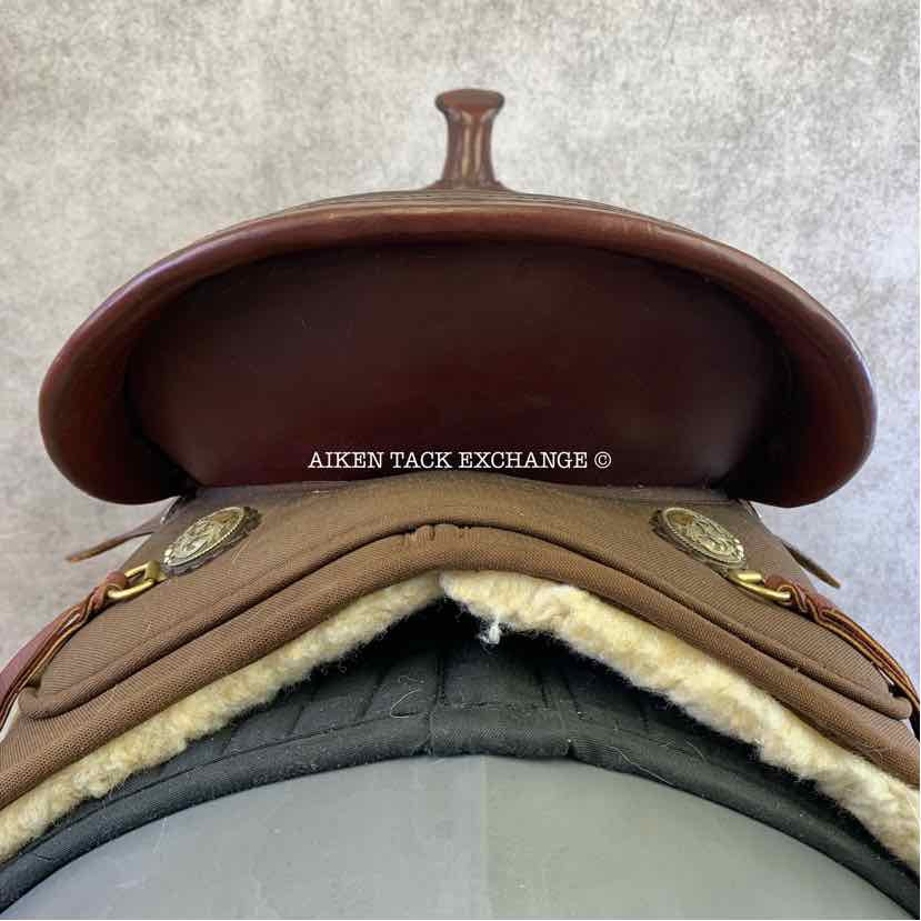 2016 Circle Y High Horse 6921 Driftwood Cordura Trail Western Saddle, 15" Seat, Wide Tree - Full QH Bars