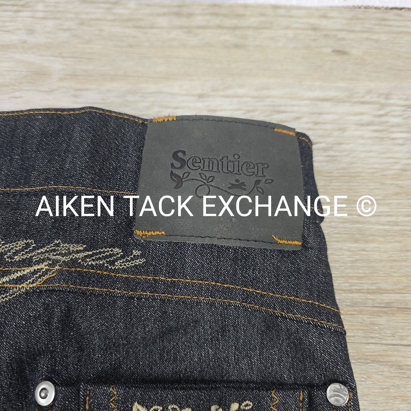 Fouganza Sentier Denim Jodhpurs, Size XSmall