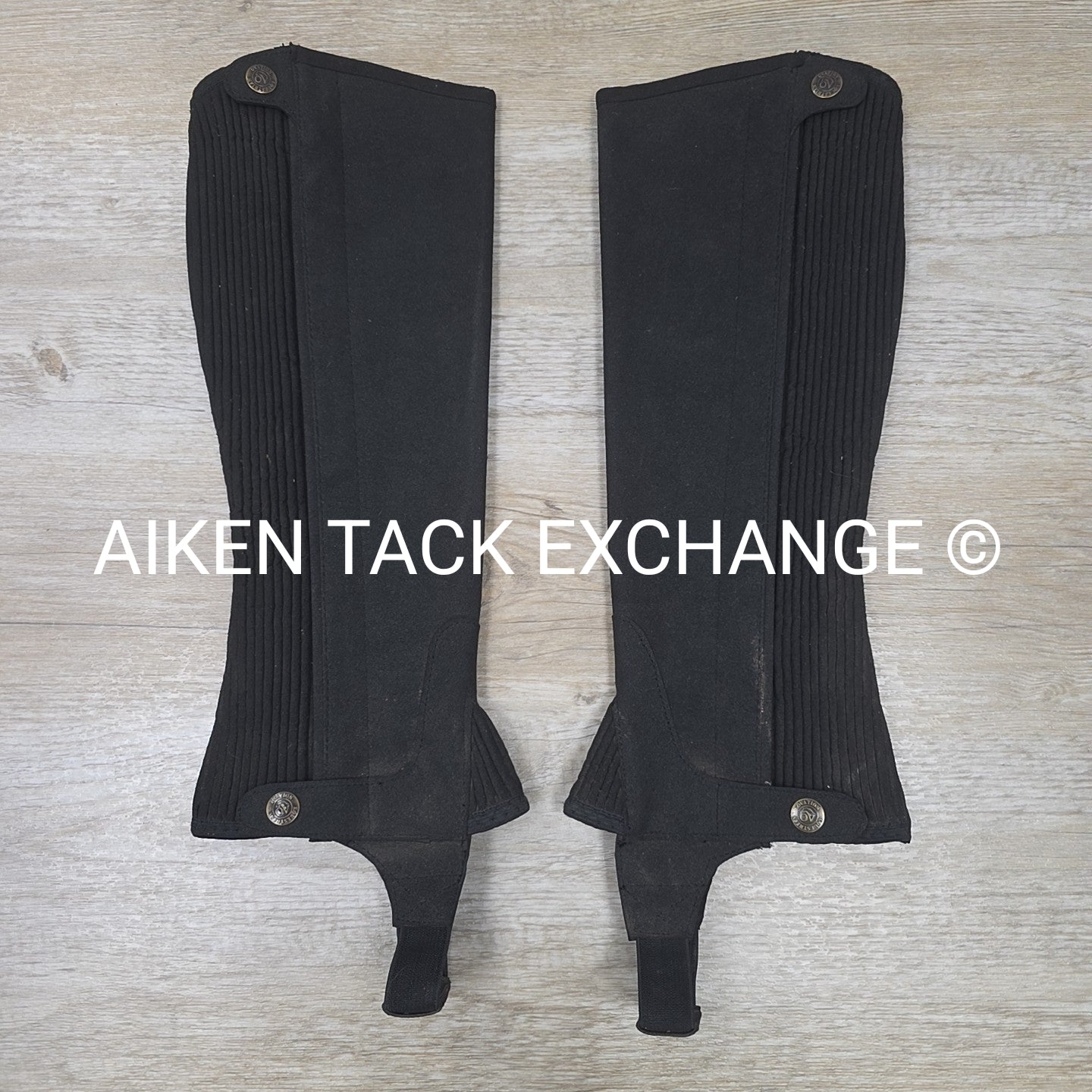 Ovation Armara Half Chaps, Black, Size Medium