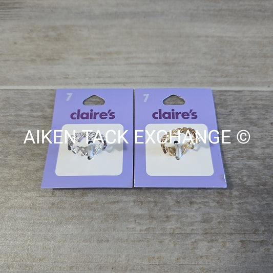 Claire's Rings (2) - Size 7