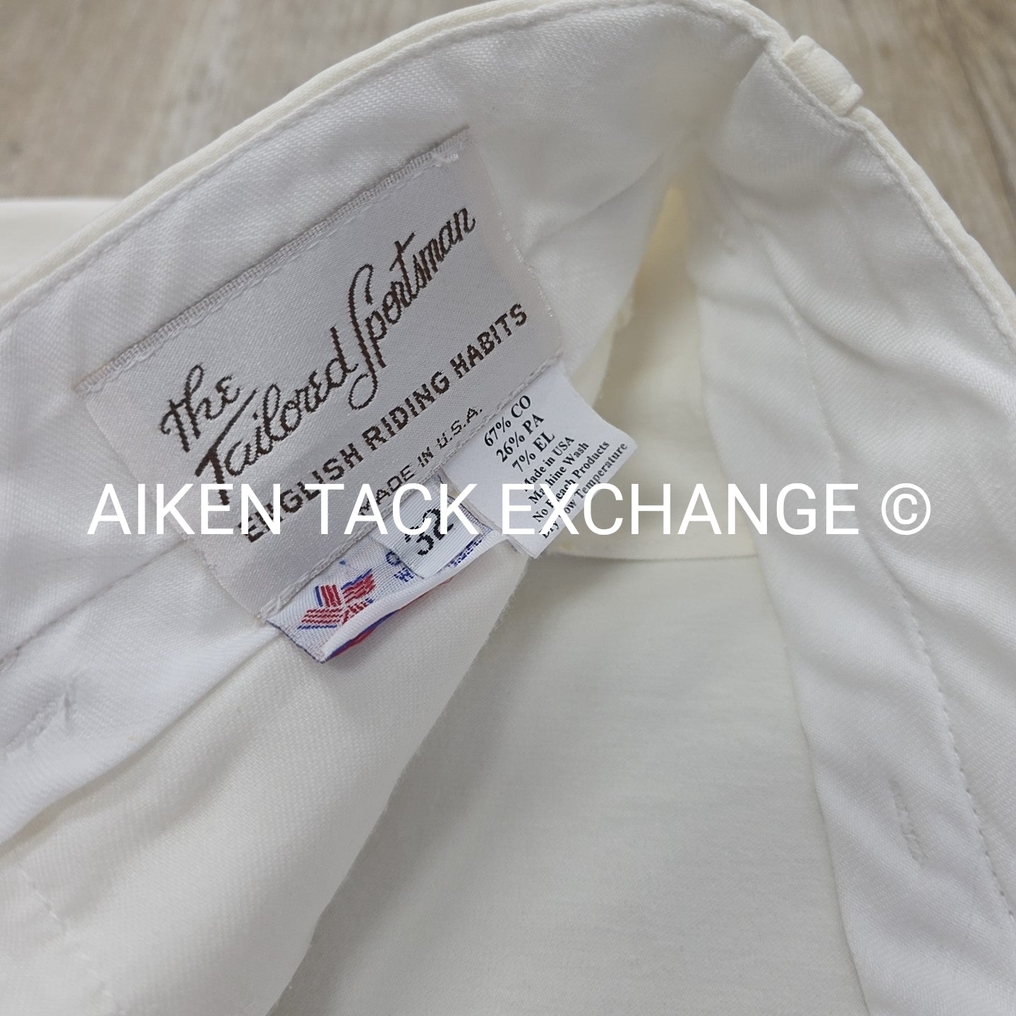 BARGAIN BUNDLE: 2 Tailored Sportsman Side Zip Knee Patch Breeches Size 32R & 32L