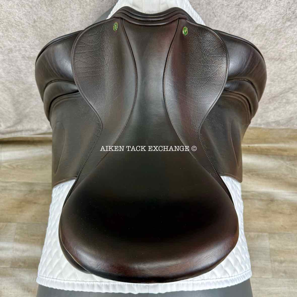 2011 Hulsebos DR CC Dressage Saddle, 17.5" Seat, Medium Wide Tree, Wool Flocked Panels