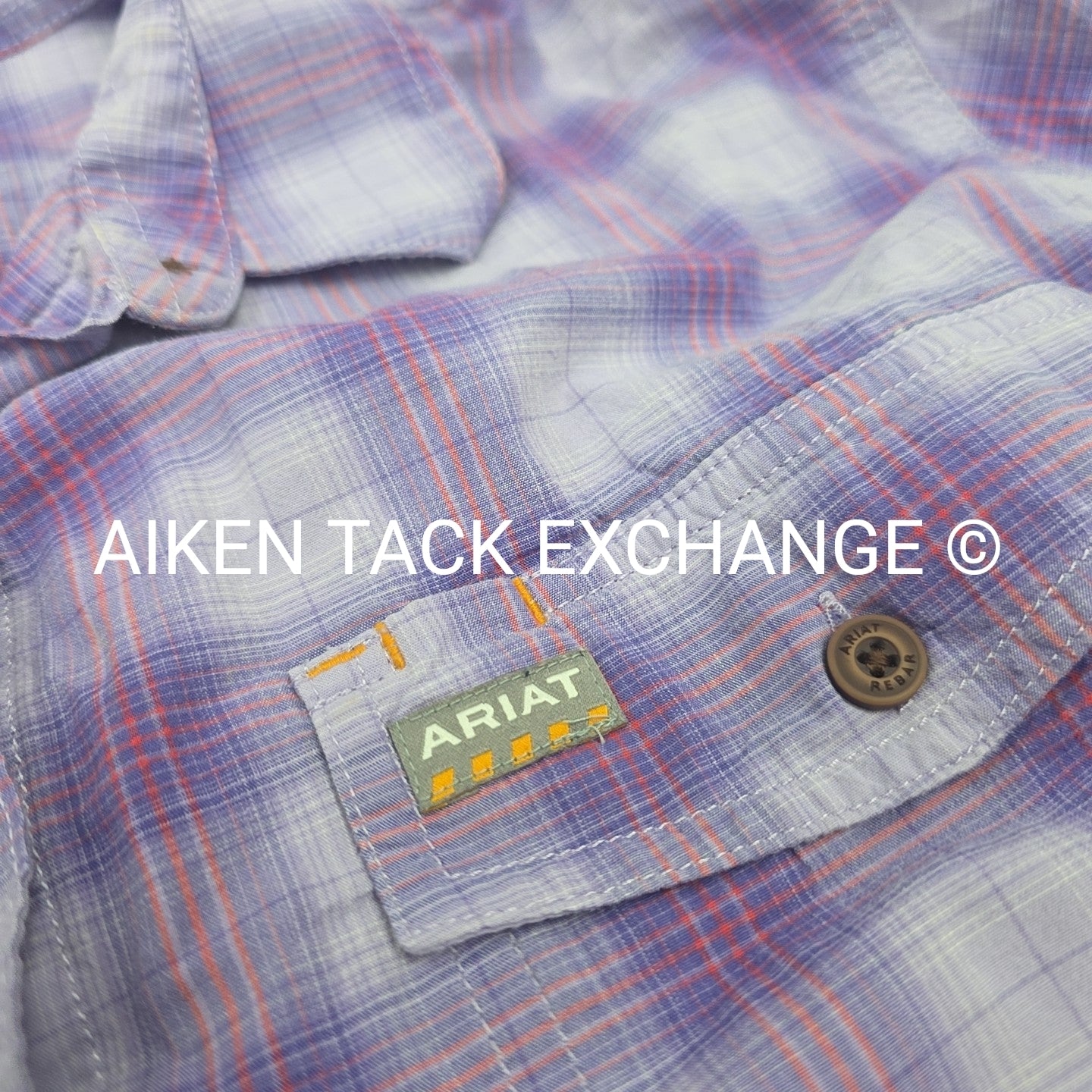 Ariat Rebar Long Sleeve Button Up Top, Size X-Large