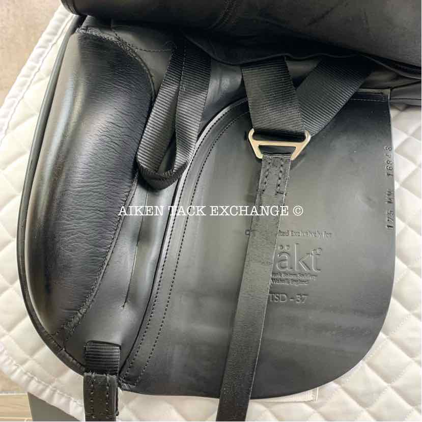 2016 Takt TSD-37 Dressage Saddle, 17.5" Seat, MW/W Tree, Wool Flocked Panels