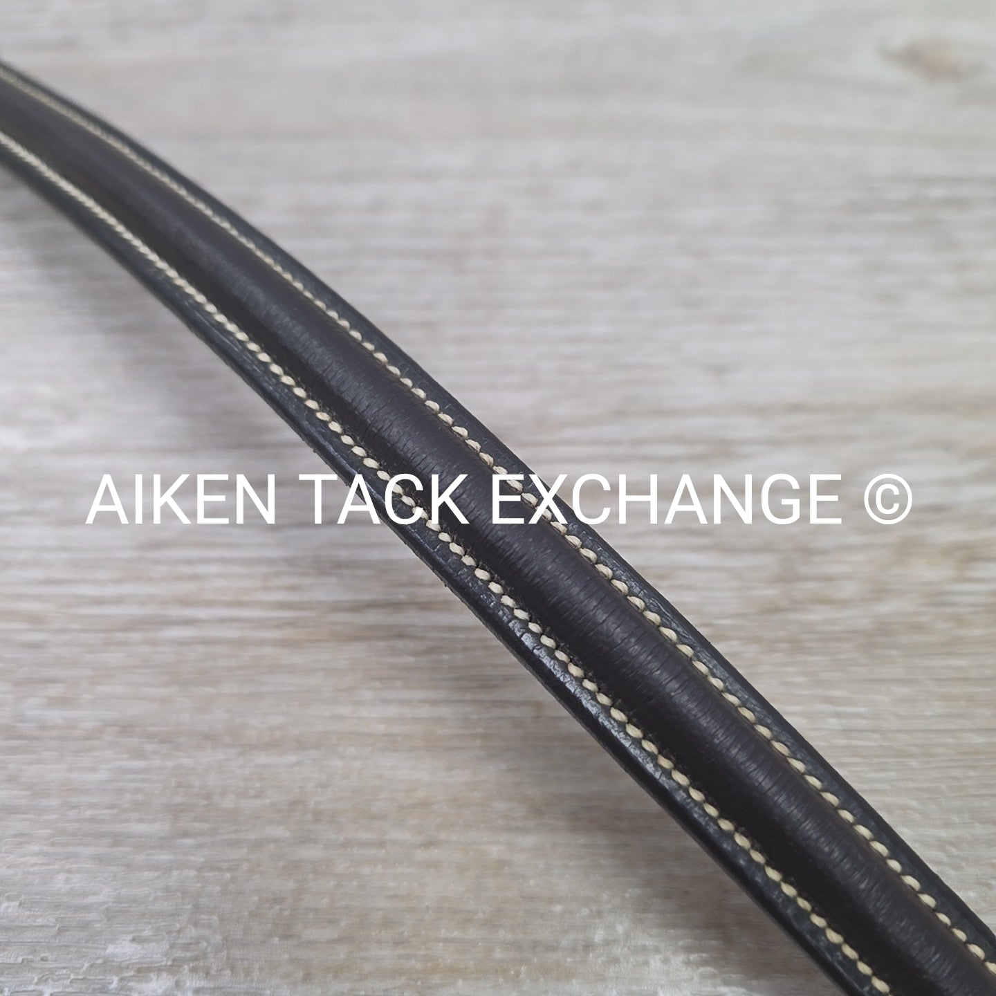 Round Raised Browband, Brown, Size 13.5"