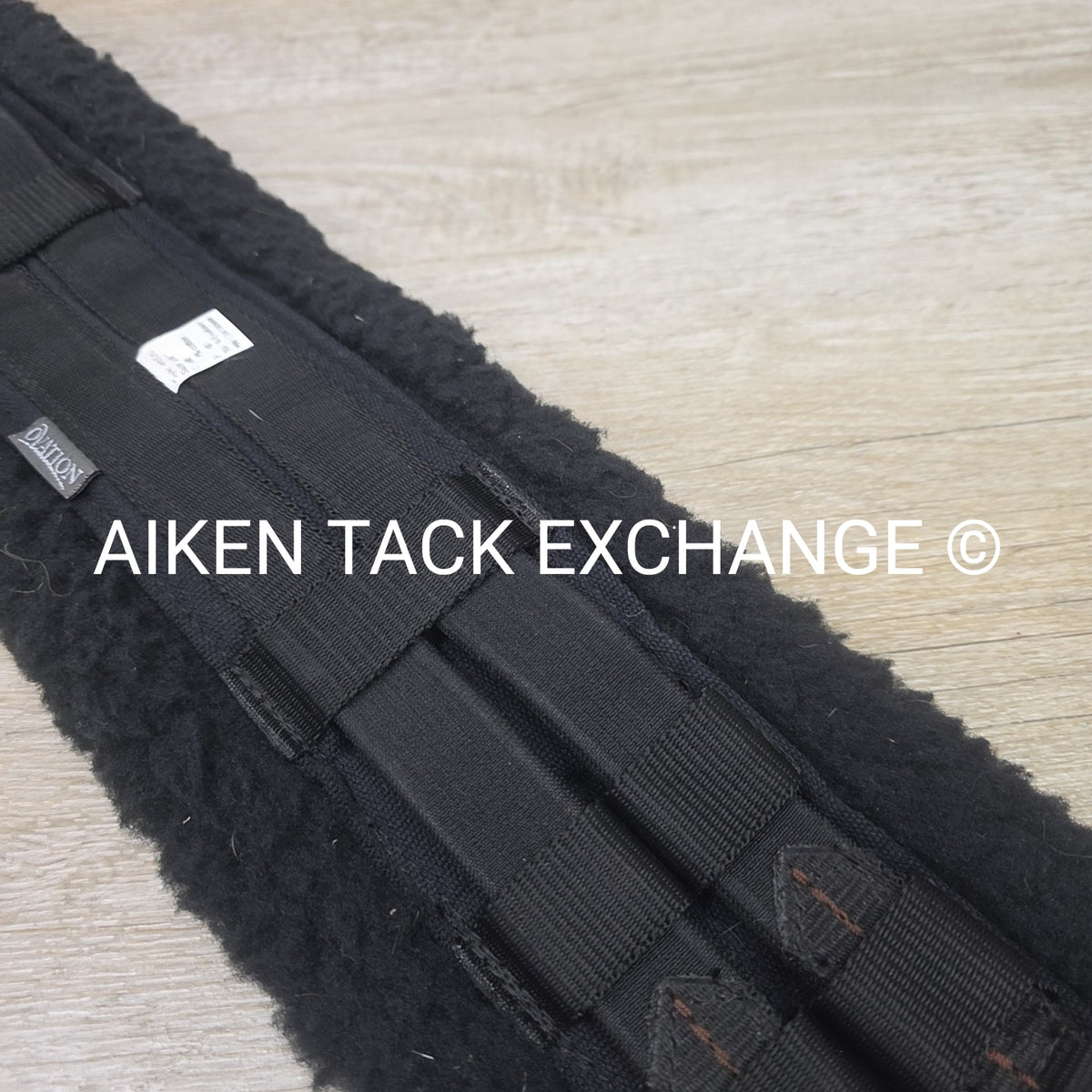 Ovation Fleece Dressage Girth, Black, 24"