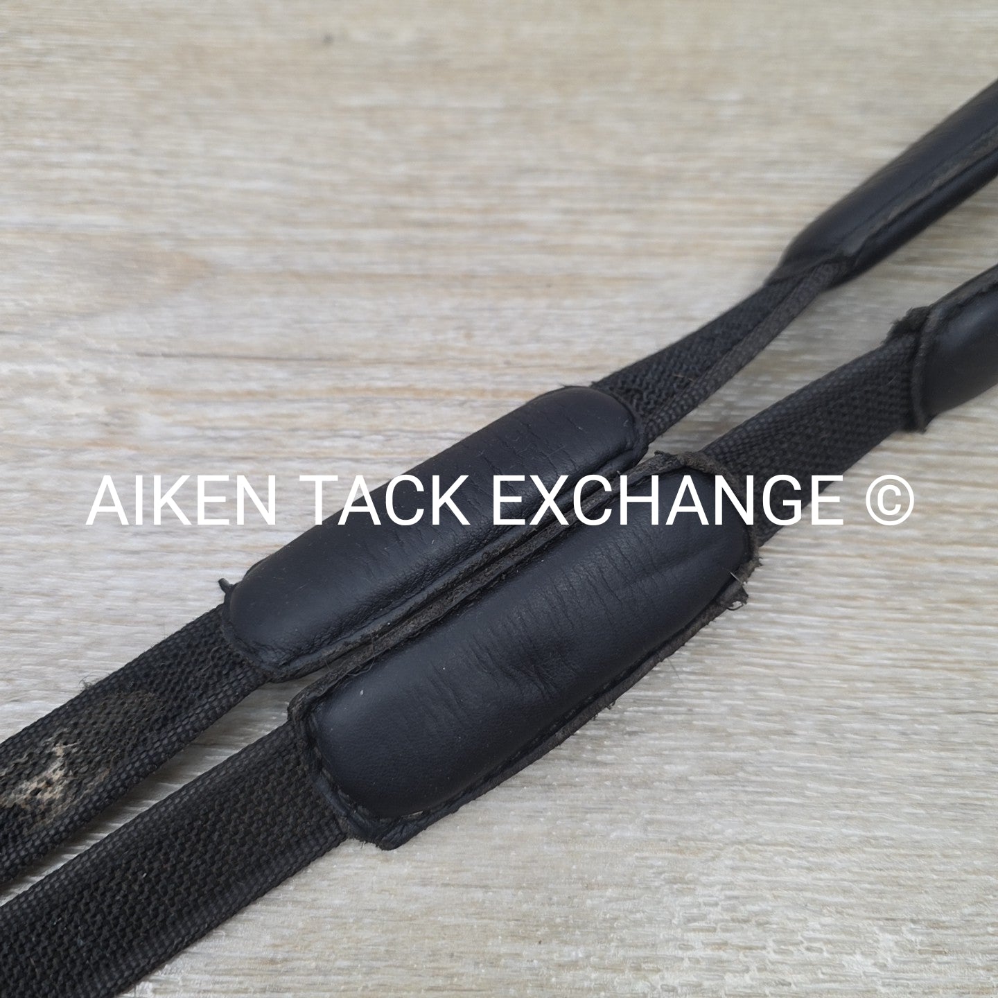 Correct Connect Intermittent Padded Reins, Black, 48"