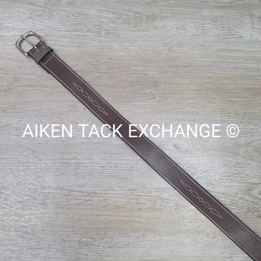 Dover Saddlery Fancy Stitched Belt, 36