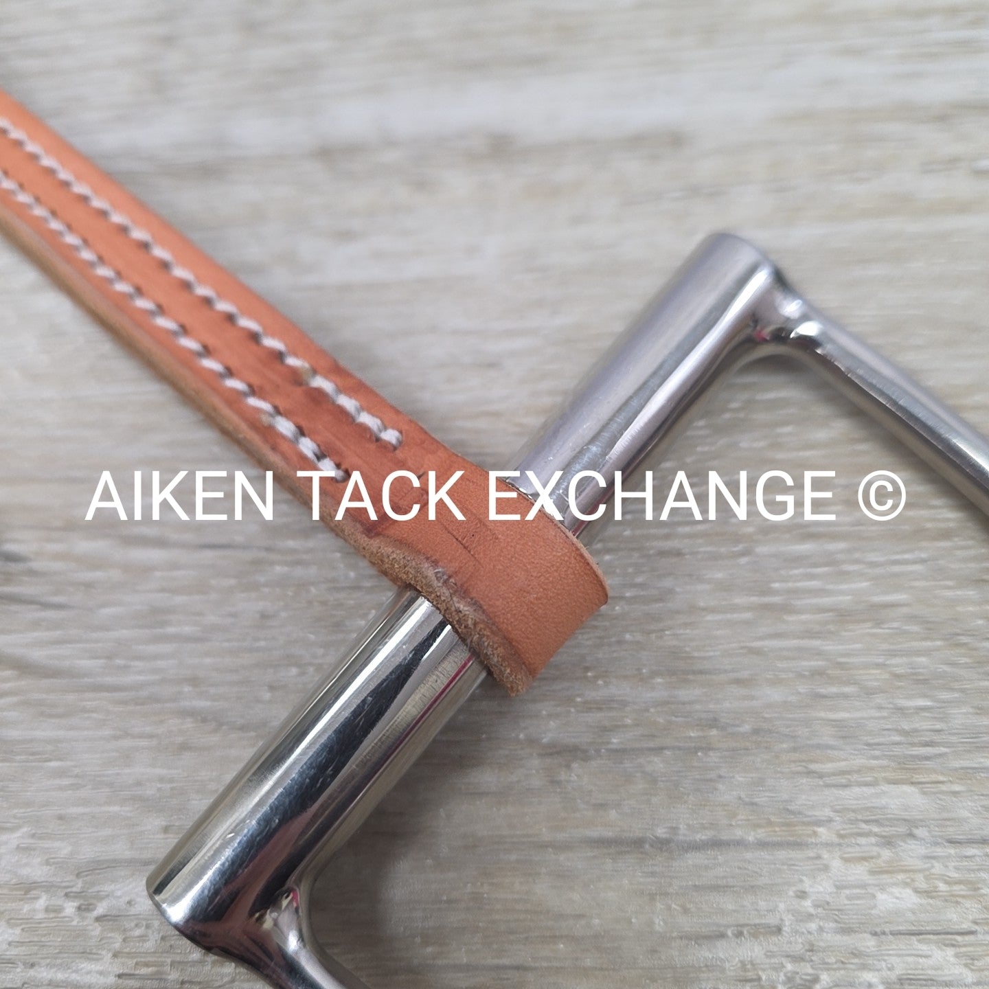 Sweet Billy's Bits Leather Mullen Mouth D Ring Bit 5.5"