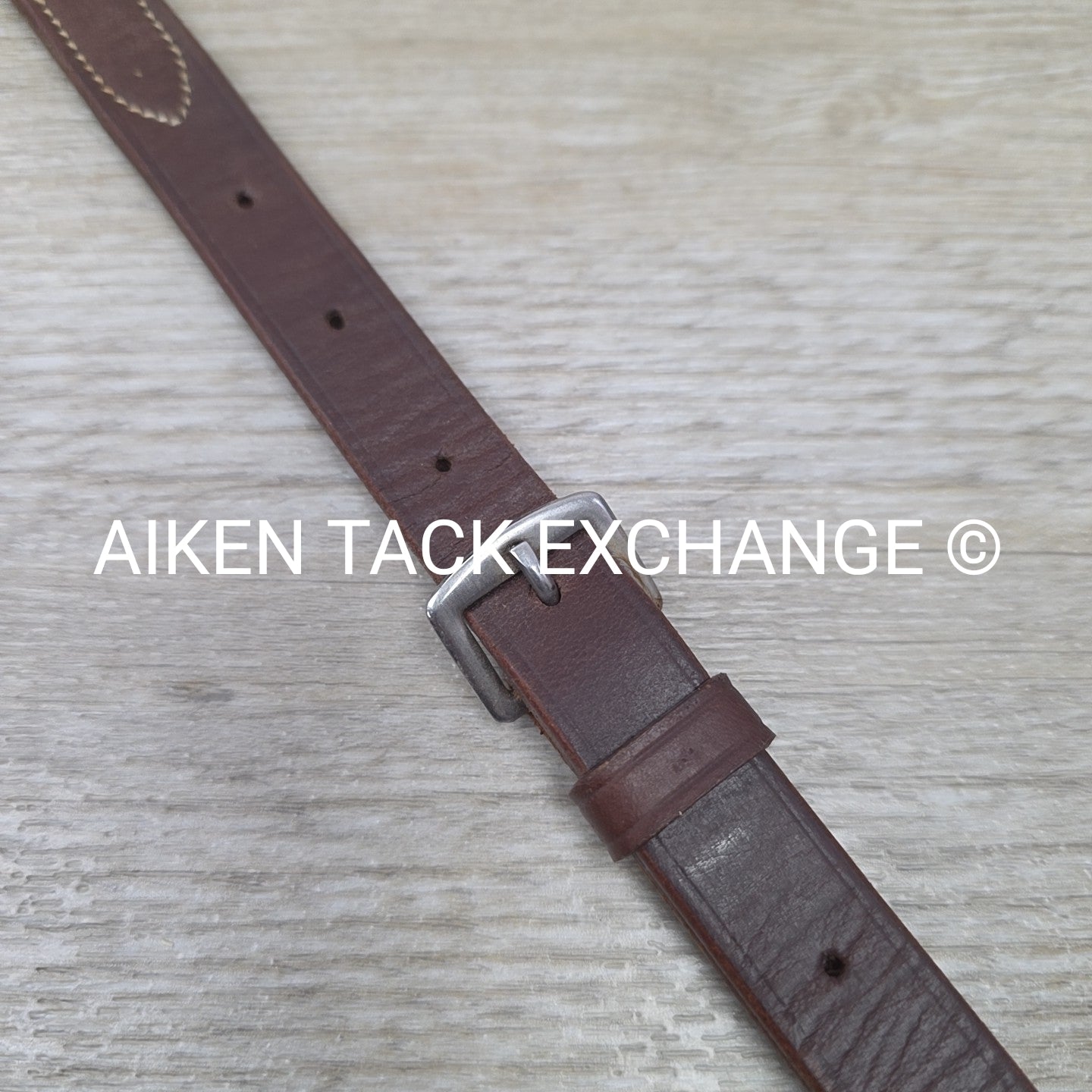 Beval Plain Square Raised Running Martingale, Brown, Size Full