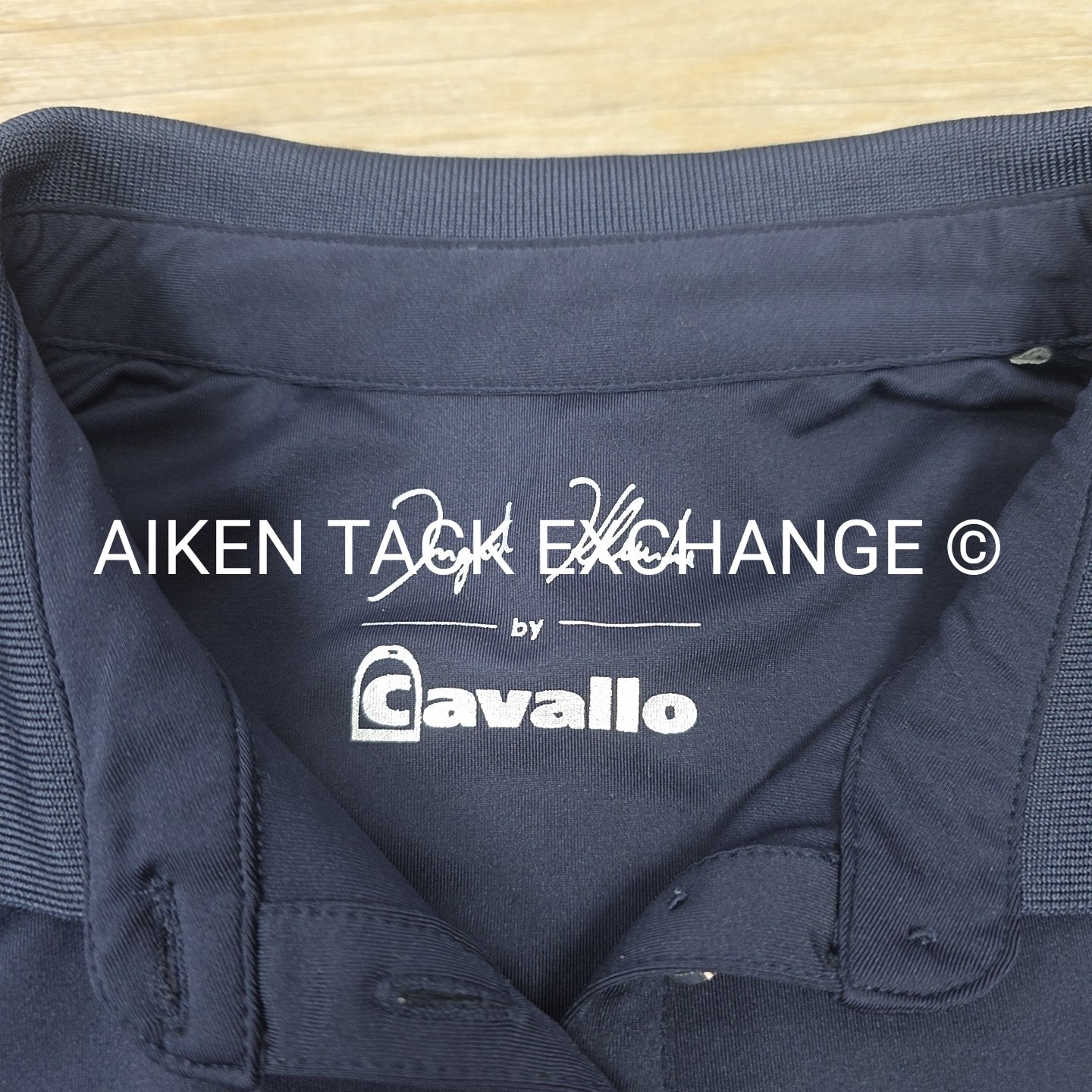 Ingrid Klimke by Cavallo Short Sleeve Polo Top, Size 38