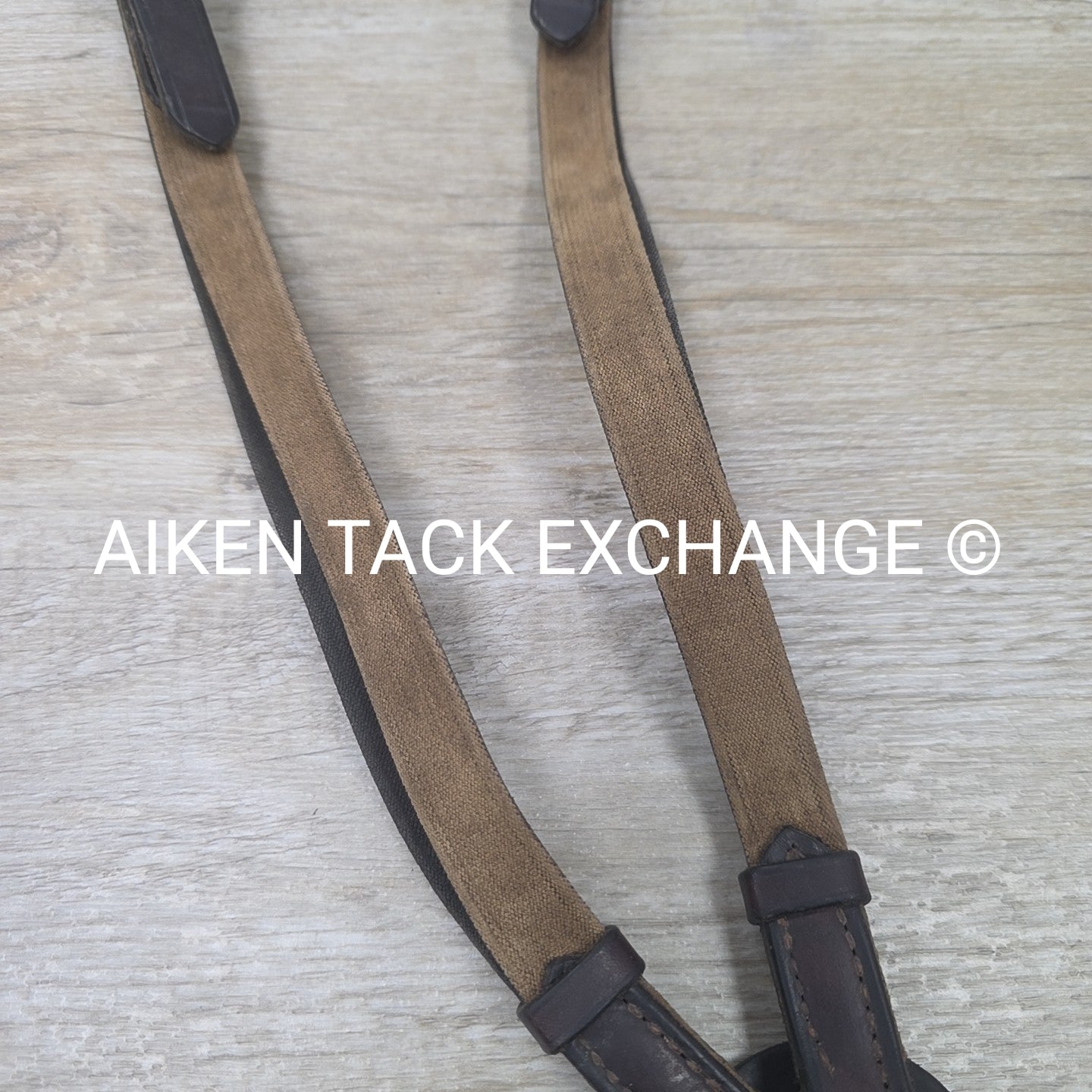 BARGAIN BUNDLE: Nunn Finer Elastic Breastplate & ExionPro Rubber Reins, Brown, S