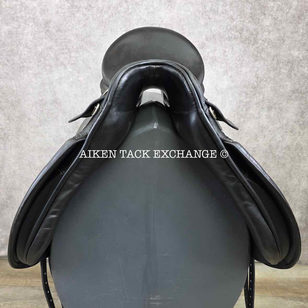 1994 Kieffer Aachen Dressage Saddle, 17" Seat, Medium Tree, Wool Flocked Panels