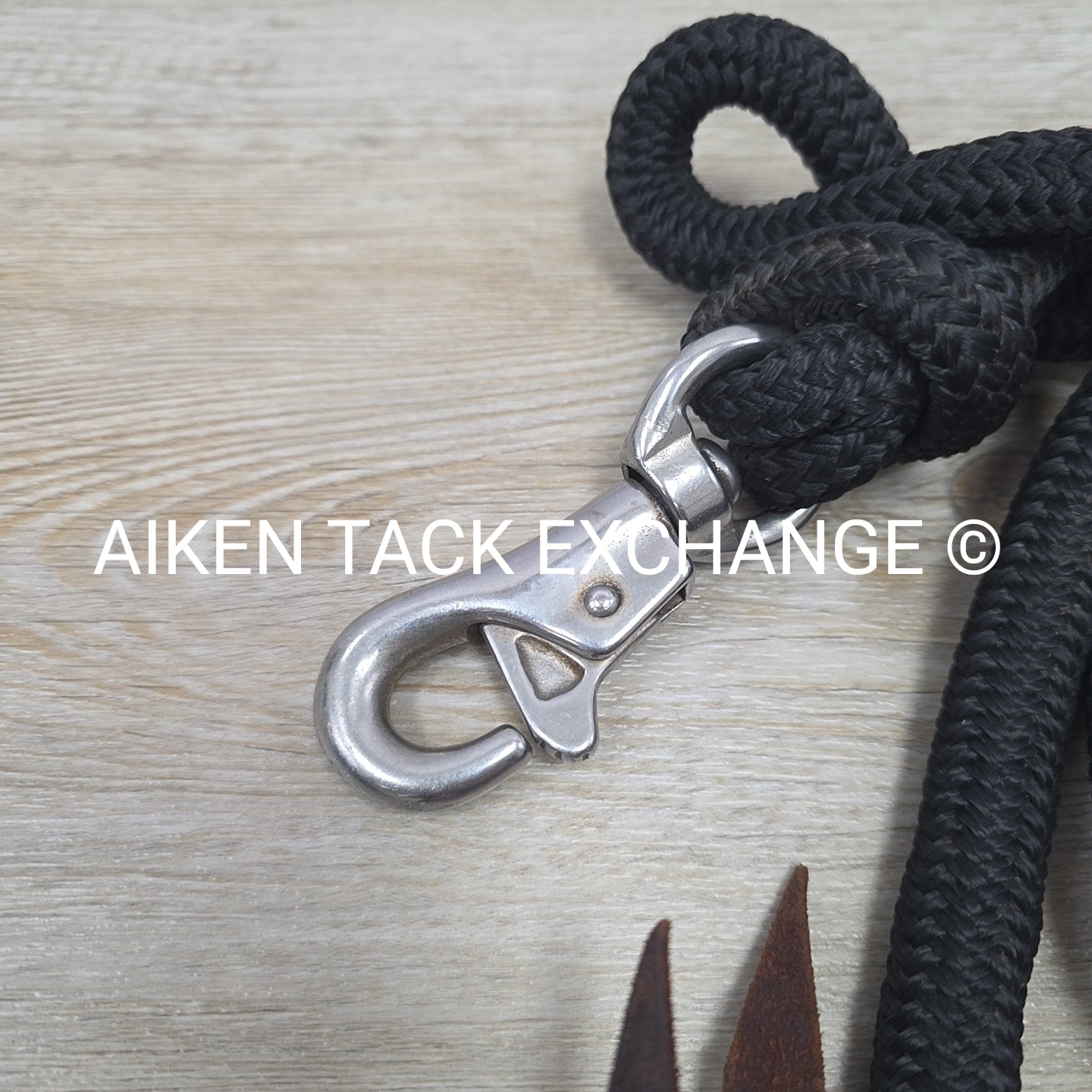 Lead Rope with Leather Popper
