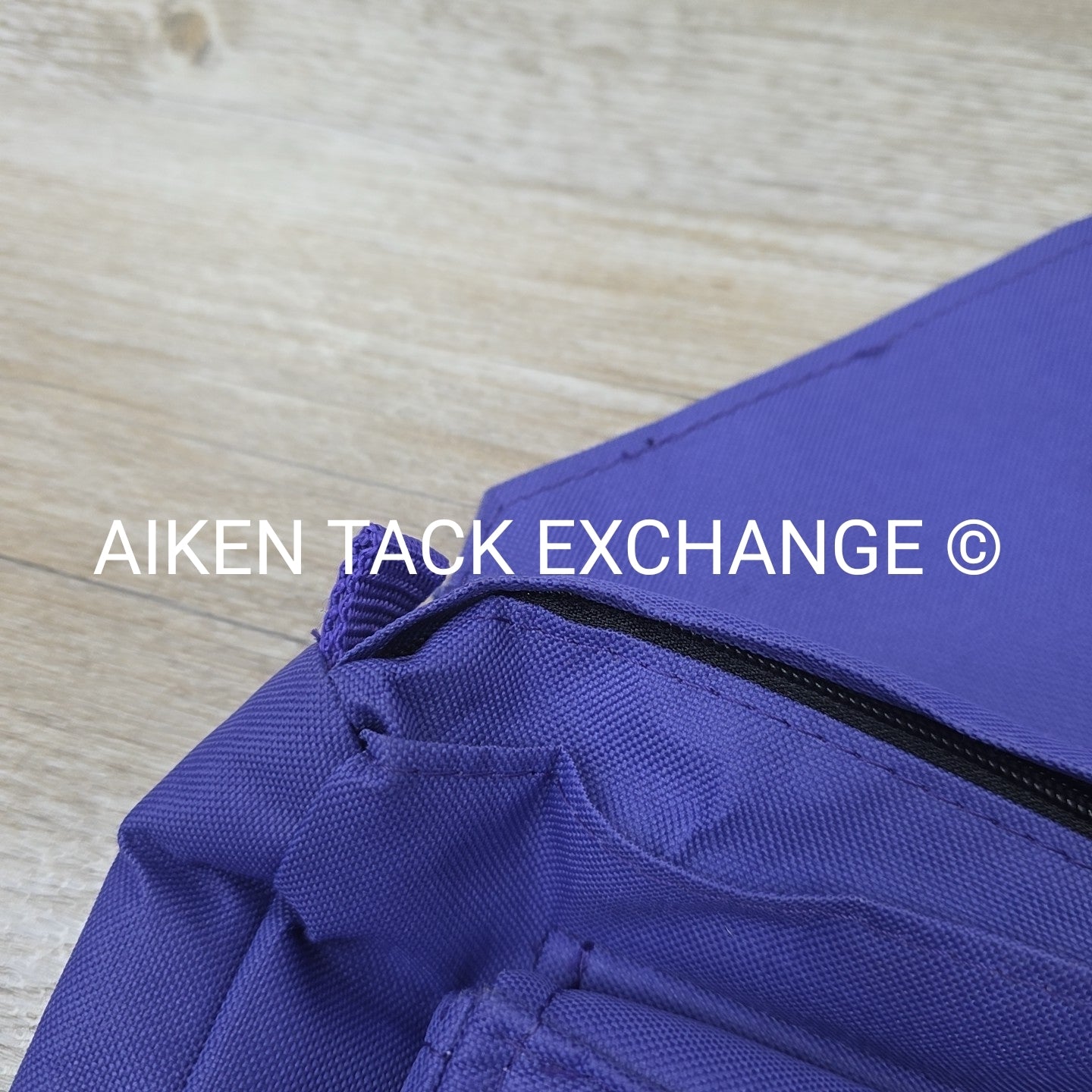 Nylon Multi-Pocket Saddle Bag for Horn, Purple